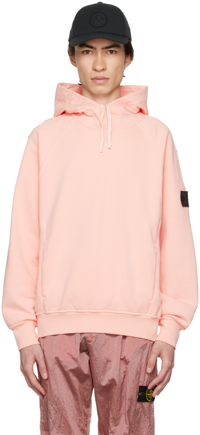Stone Island Shadow Project Pink Patch Hoodie Stone Island Shadow Project