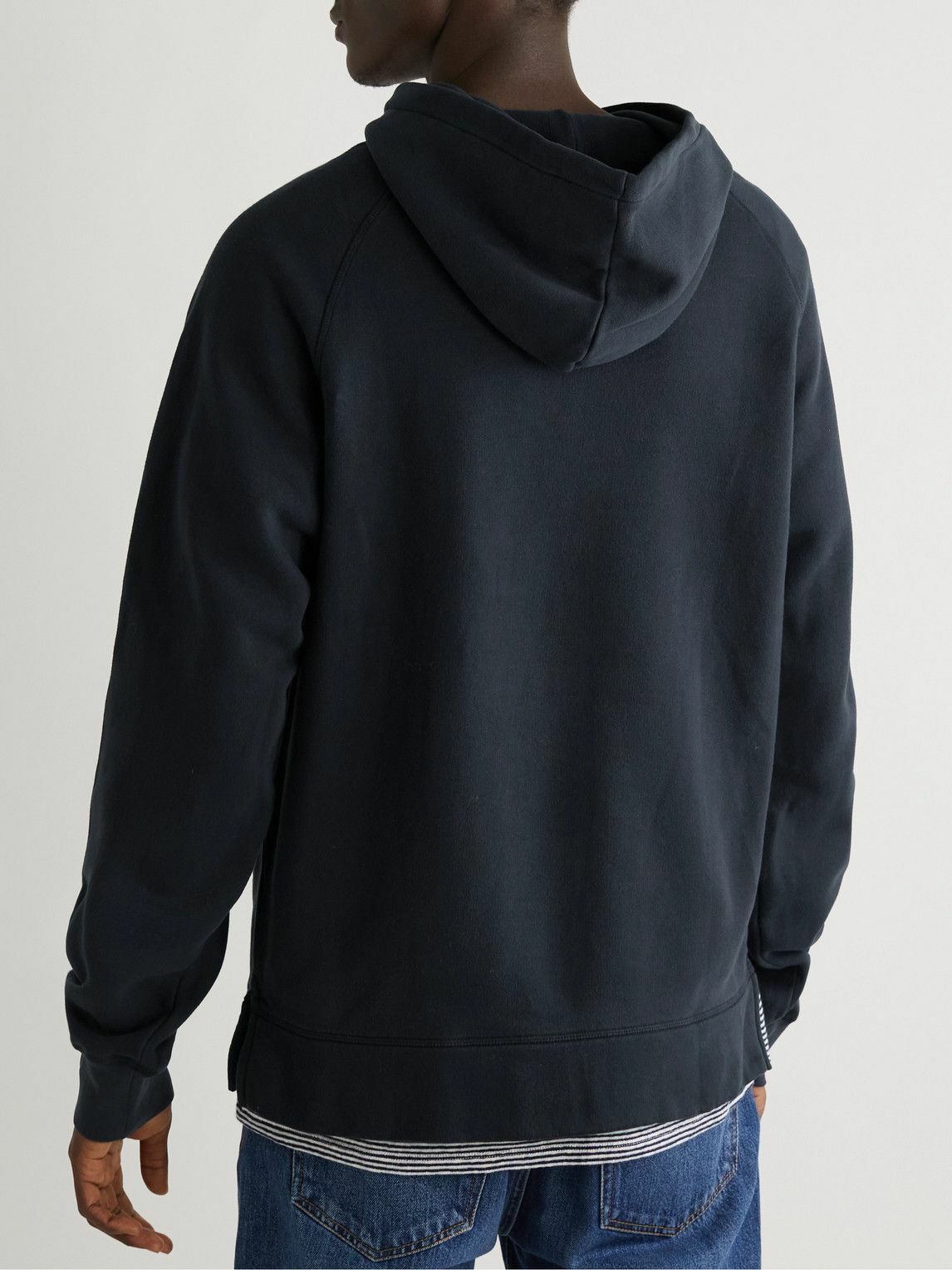 lacoste half zip navy