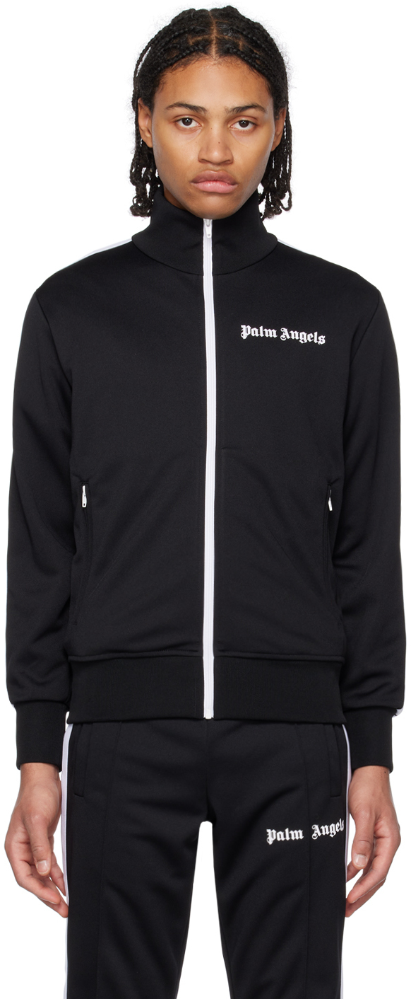 Palm Angels Black Classic Track Jacket Palm Angels