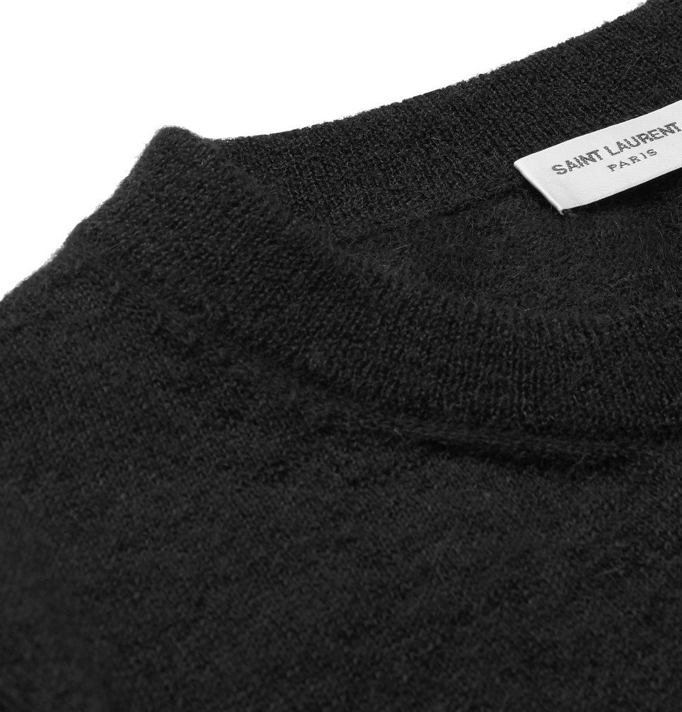 saint laurent panther sweater