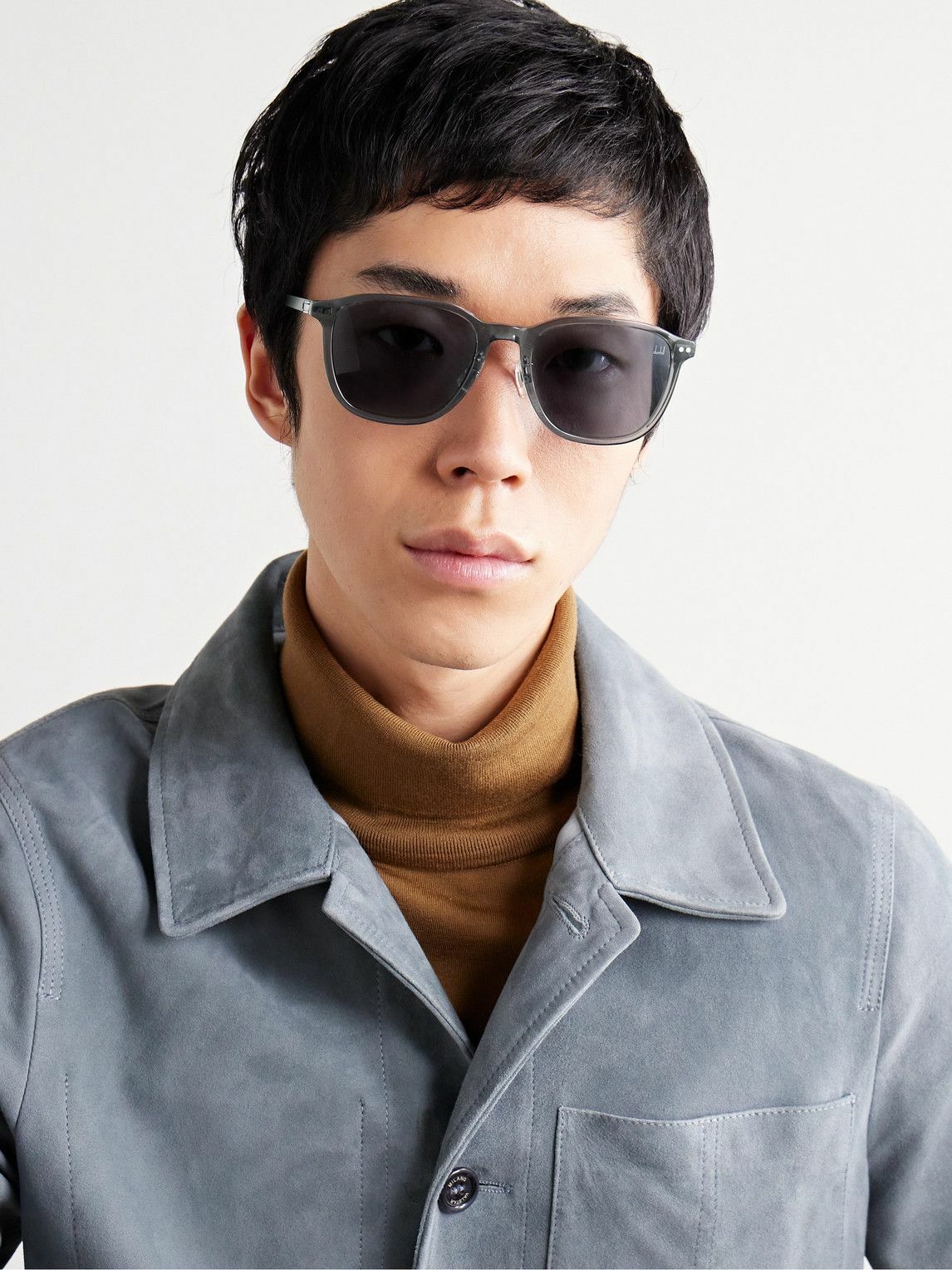 Dunhill - Round-Frame Acetate Sunglasses Dunhill