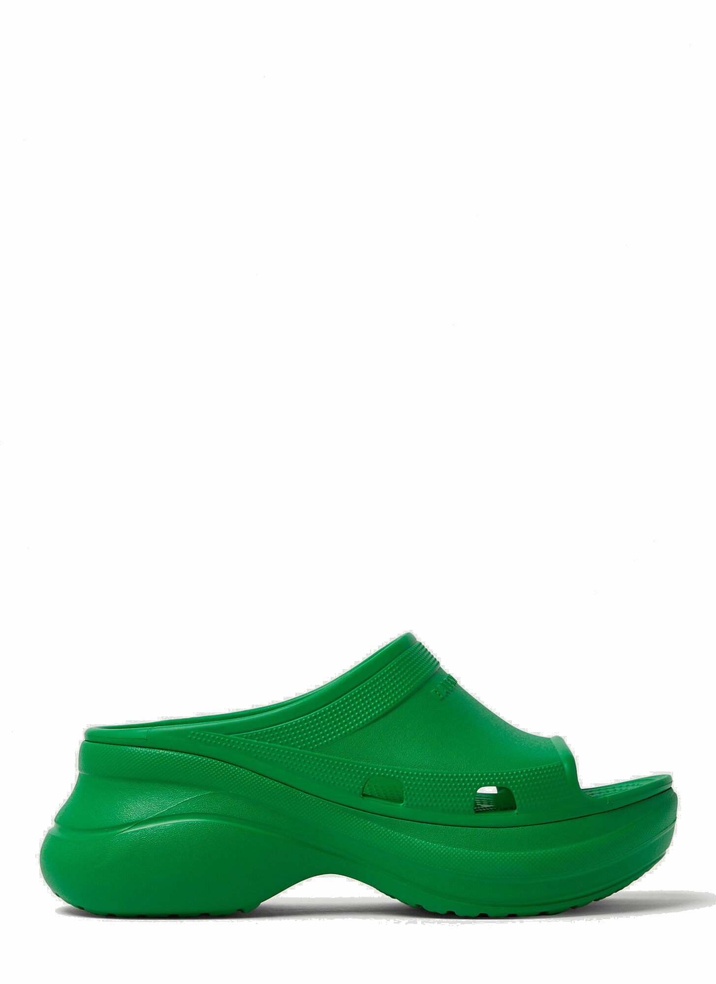Photo: x Crocs Platform Pool Slides in Green