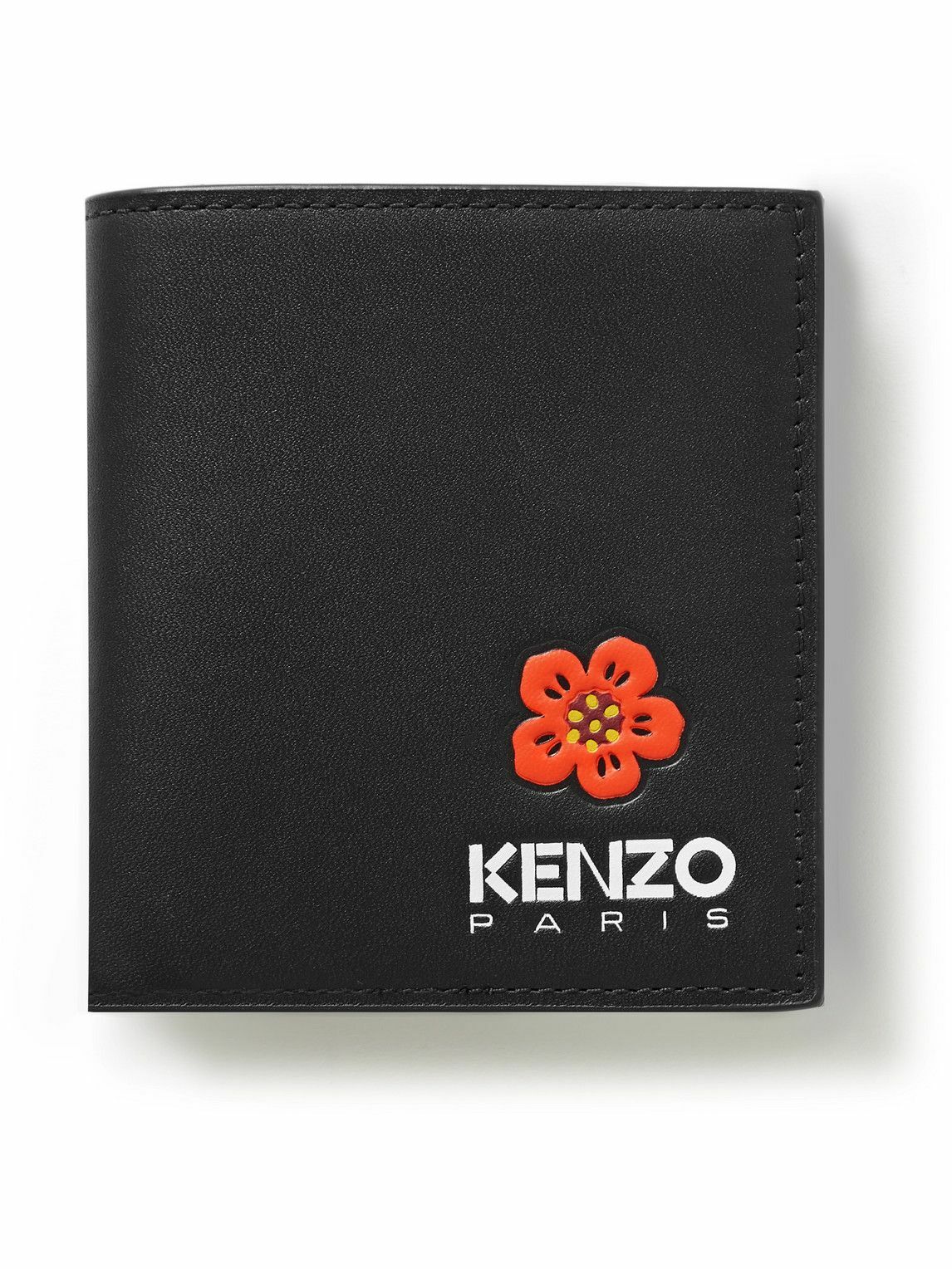 KENZO LogoPrint Leather Billfold Wallet Kenzo