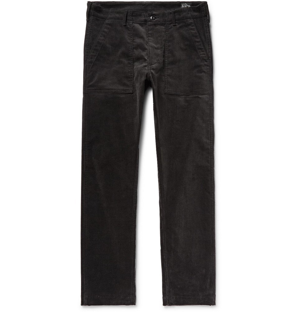 slim fit corduroy trousers mens