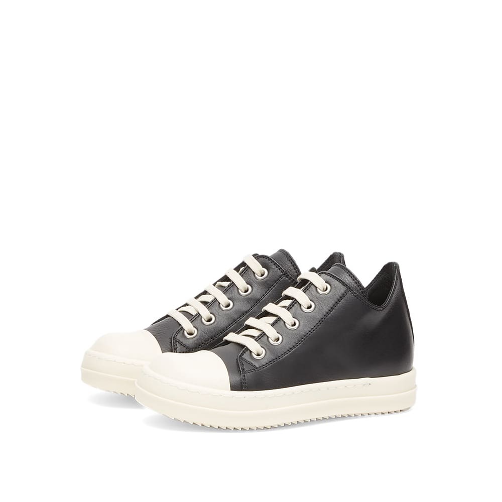 Rick Owens Men's Babysneaks Toddler Sneakers in Black/Milk Rick Owens