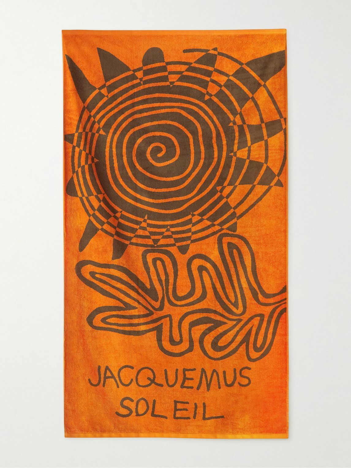 Jacquemus La Serviette Soleil CottonTerry Beach Towel Jacquemus