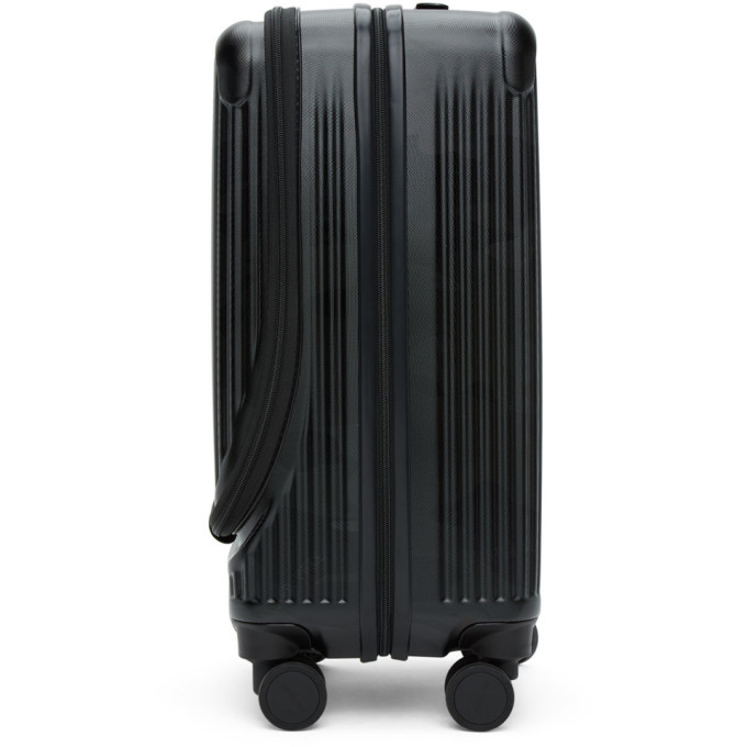 Master Piece Co Black Trolley Carry On Suitcase Master Piece Co