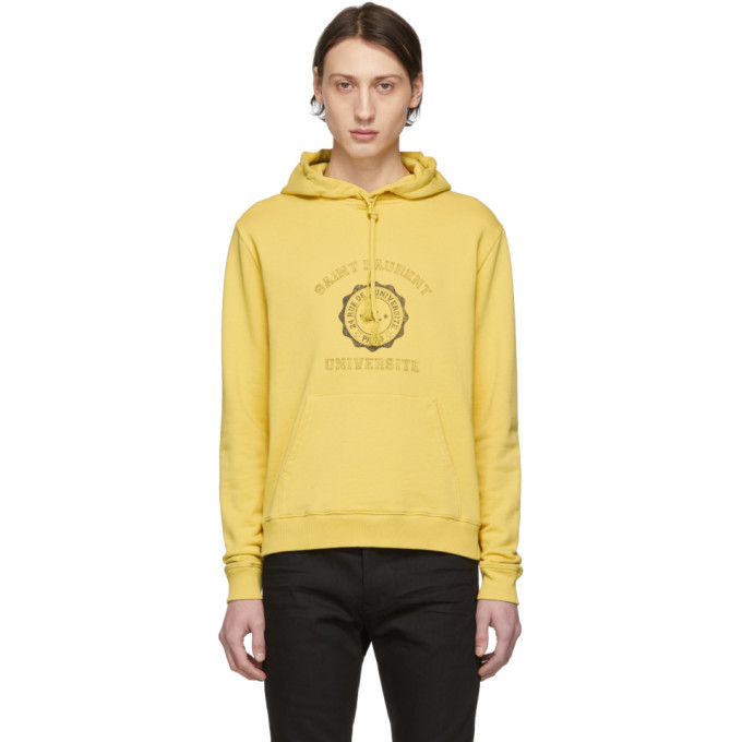 saint laurent yellow hoodie