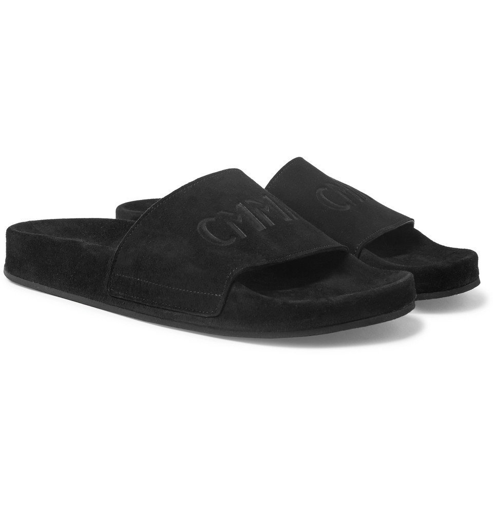 suede slides mens