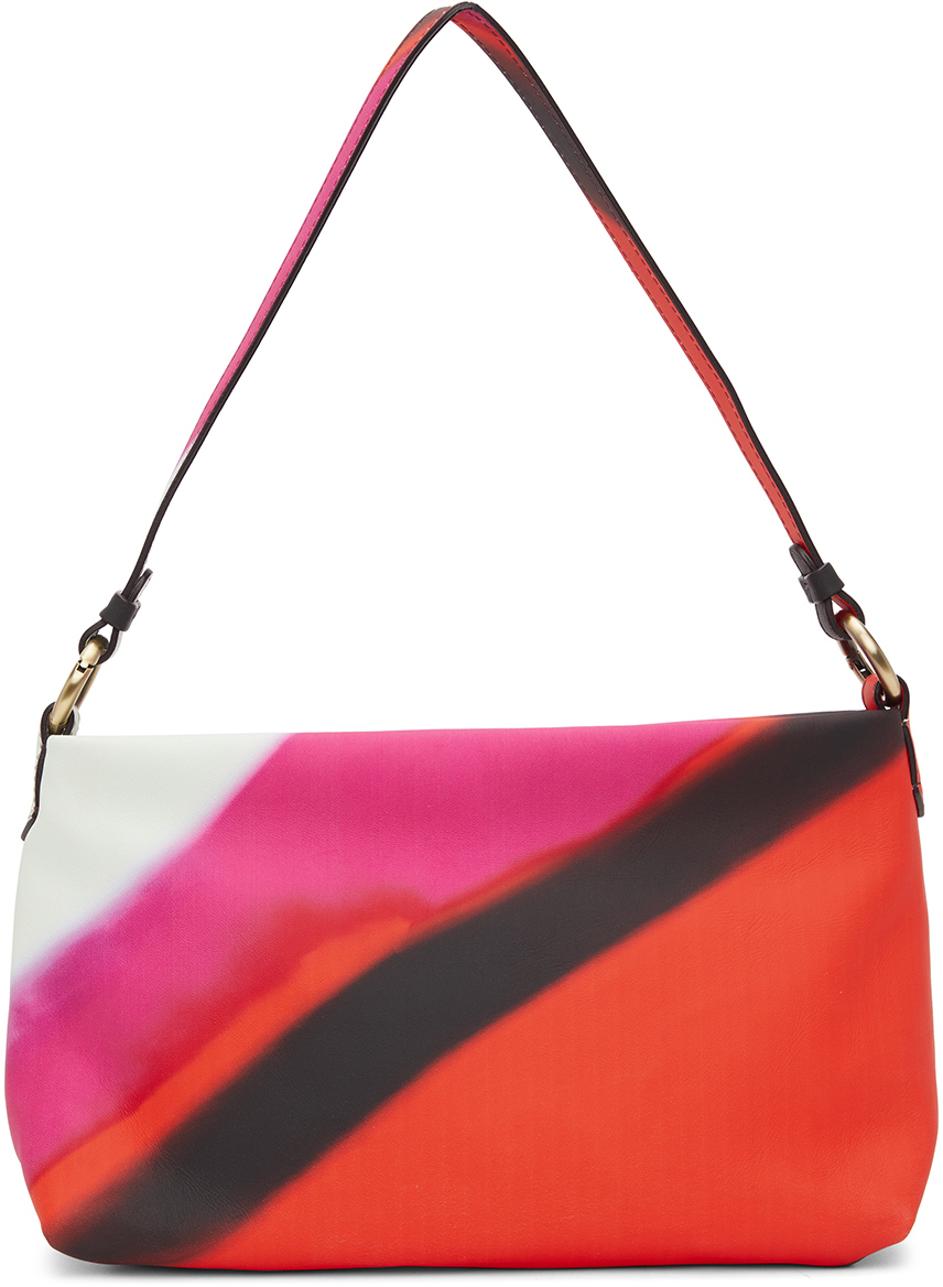 Dries Van Noten Multicolor Len Lye Edition Baguette Shoulder Bag