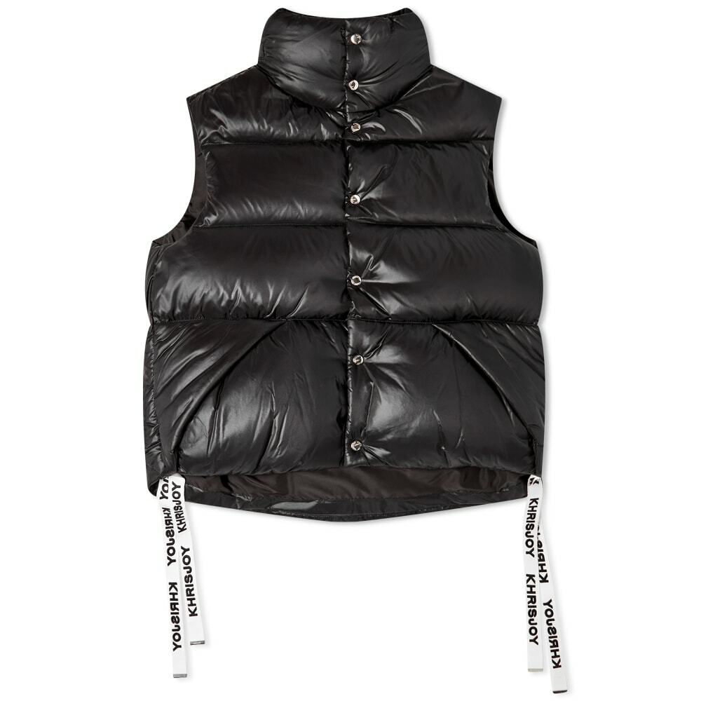 Khrisjoy Women's Oversize Puffer Vest in Black Khrisjoy