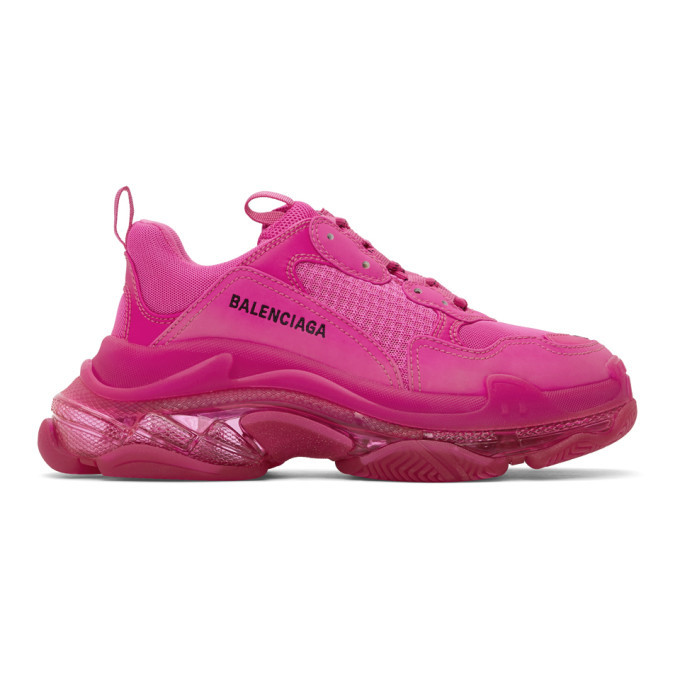 Balenciaga Pink Triple S Sneakers Balenciaga