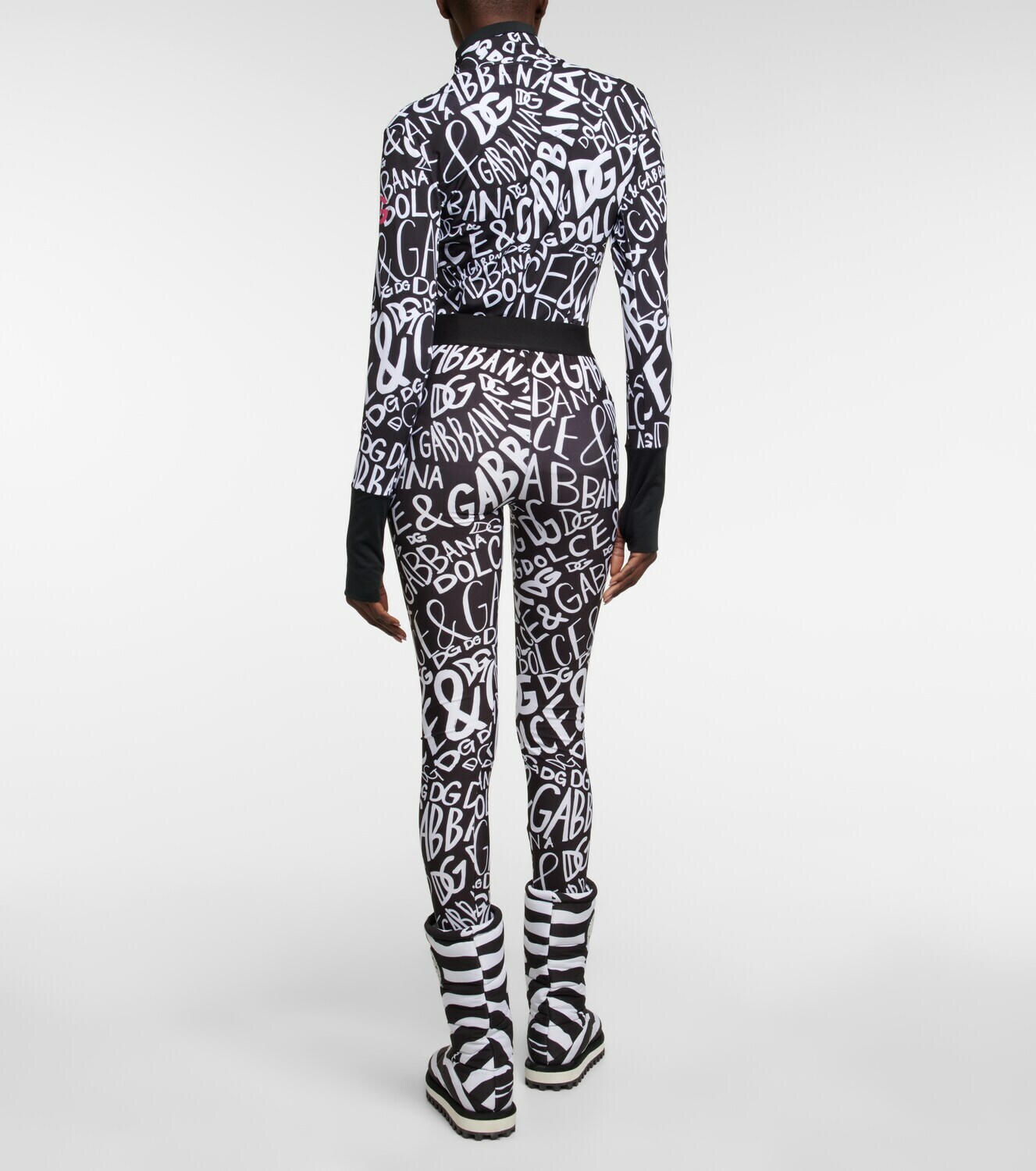 Dolce&Gabbana - Logo-print ski leggings Dolce & Gabbana
