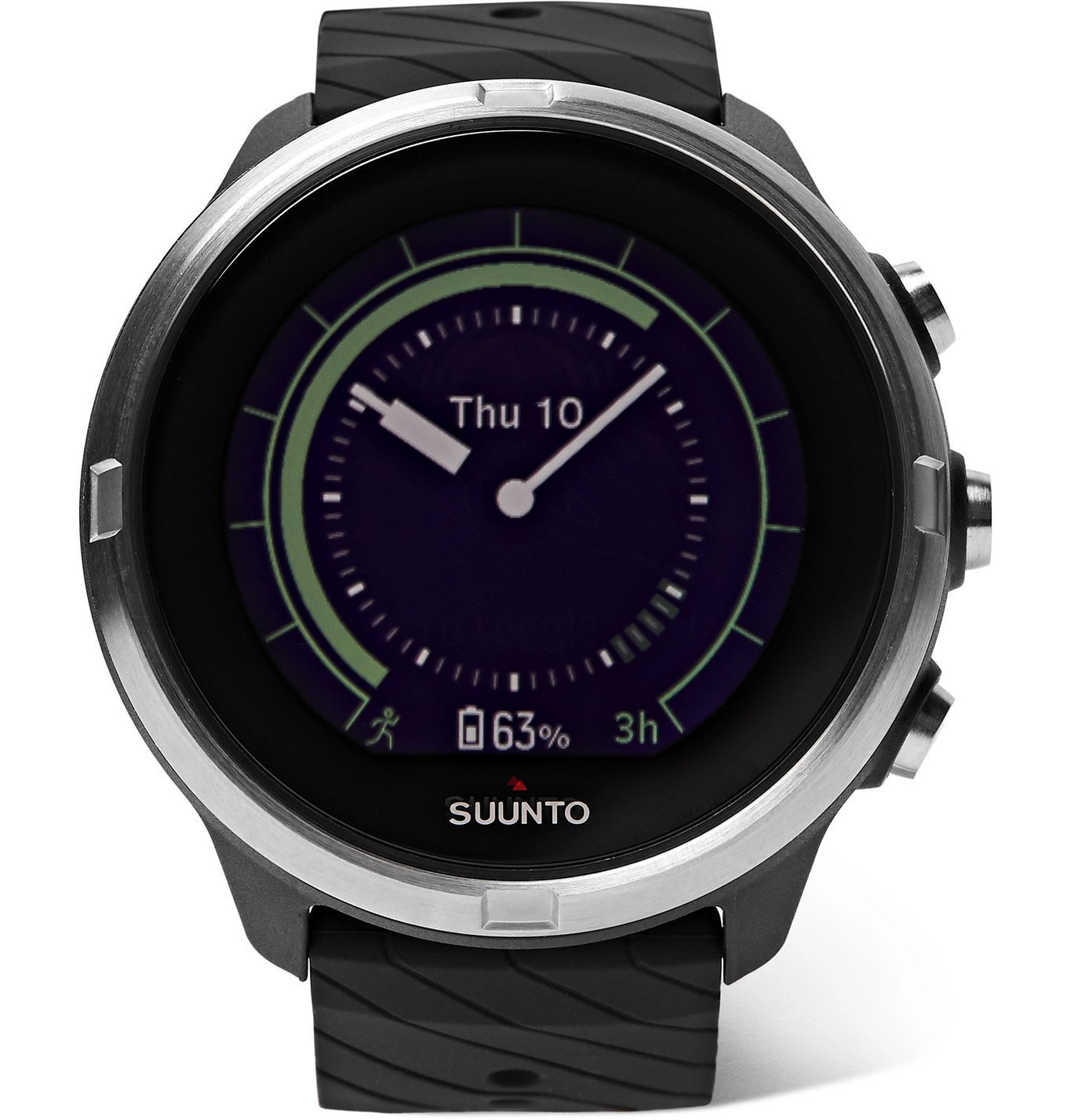 opener Generaliseren vasthouden Suunto - 9 G1 GPS 50mm Stainless Steel and Silicone Smart Watch - Black  Suunto