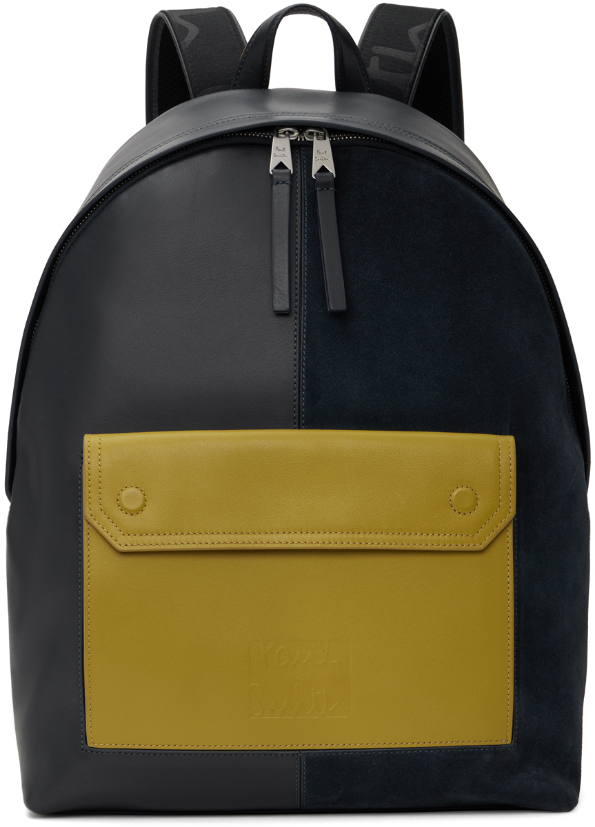 Paul Smith Navy Contrast Pocket Backpack Paul Smith