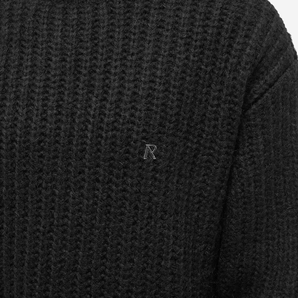 Represent Men's Heavy Rib Knitted Sweater in Black Represent