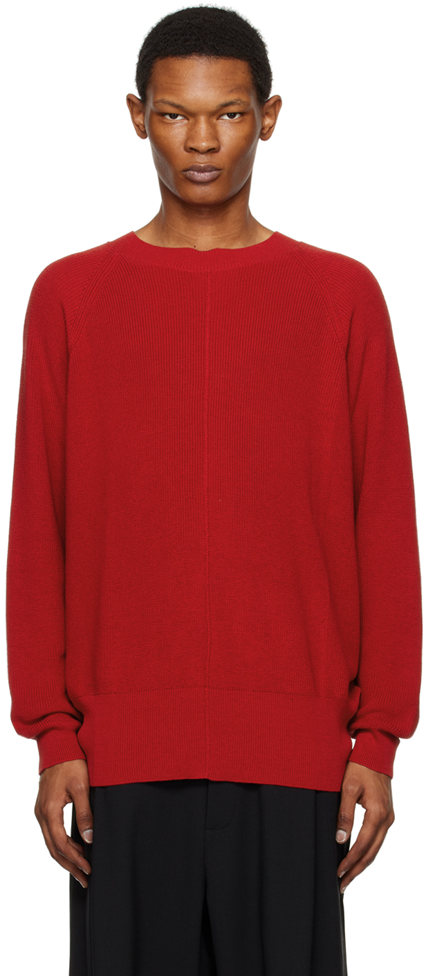 Cordera Red Front Seam Sweater CORDERA