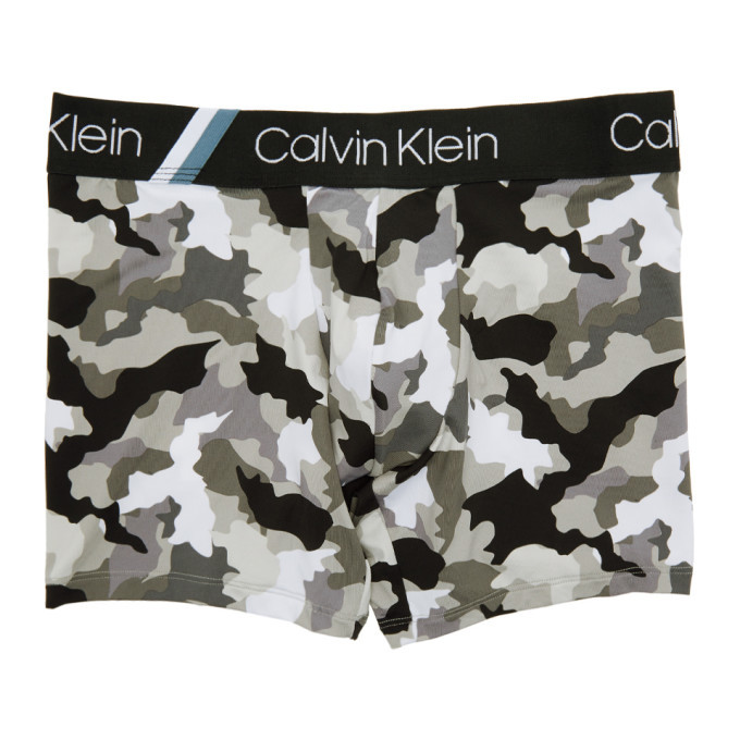 Calvin Klein Underwear Black Limited Edition Expanded Camo Micro Boxer ...