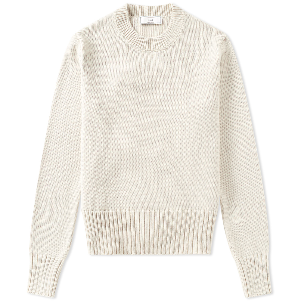 AMI Wool Blend Crew Knit AMI