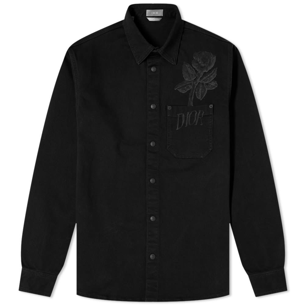 Dior Alexander Foxton Tonal Flower Overshirt Dior Homme