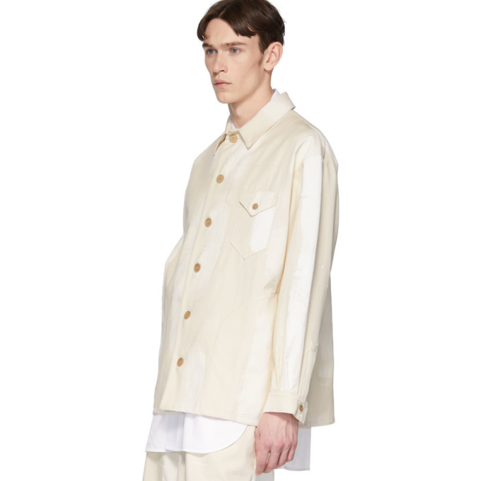 House of the Very Islands Off-White Shirt Jacket House of the Very Islands