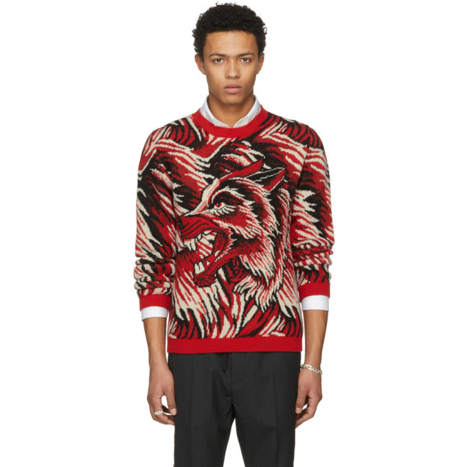 gucci wolf sweater