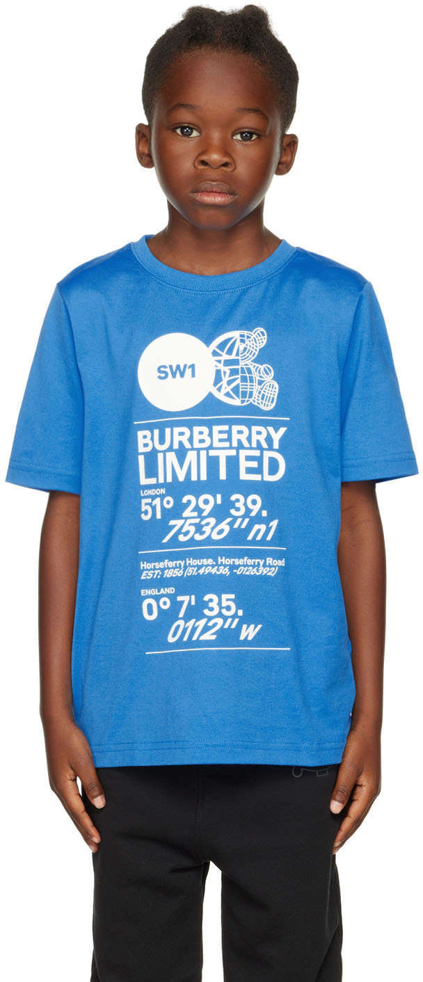 Photo: Burberry Kids Blue Joel T-Shirt