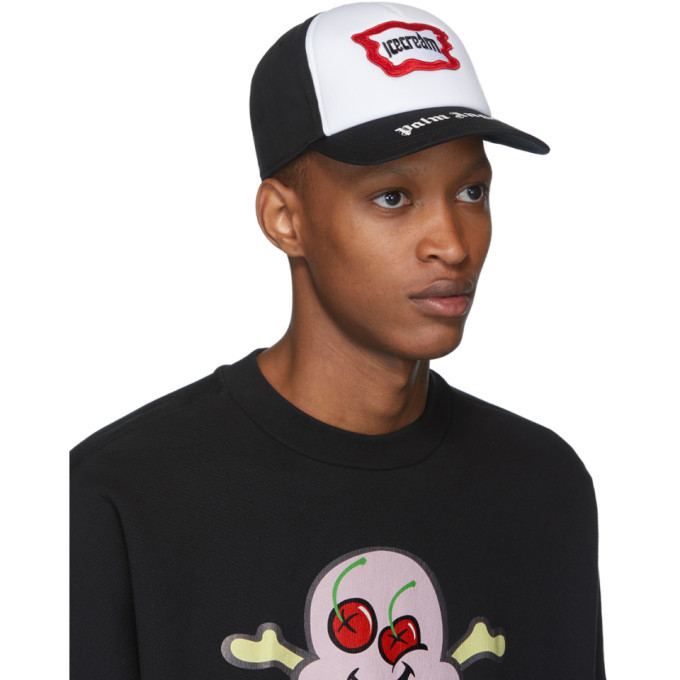 White ICECREAM Edition Logo Cap Palm Angels