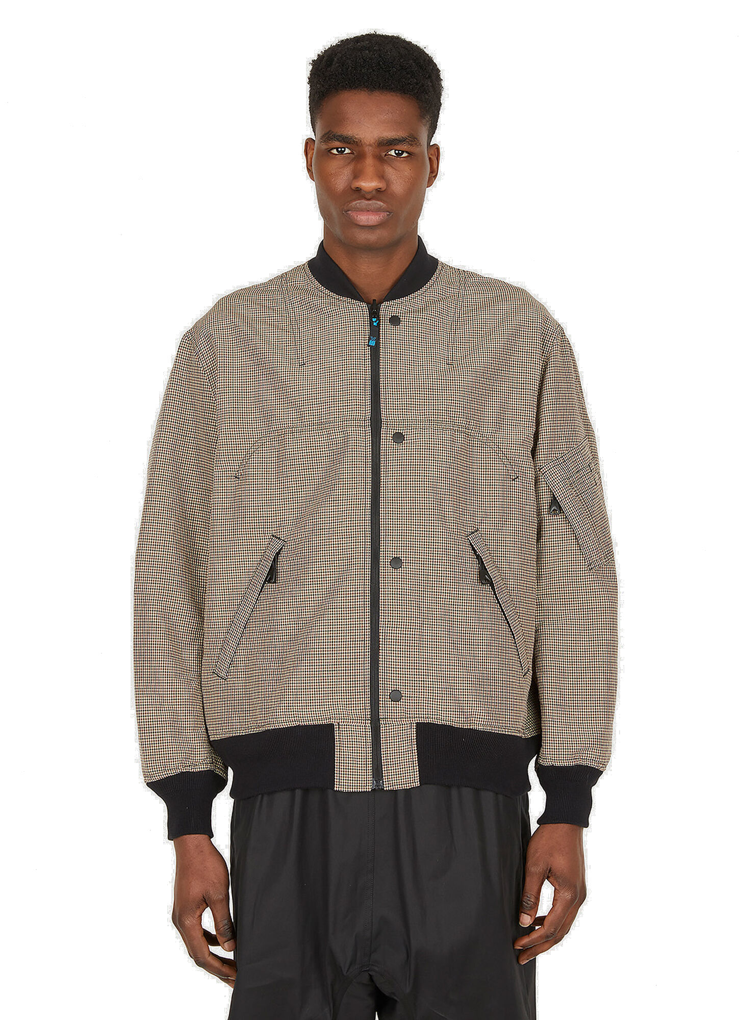 buffalo check bomber jacket