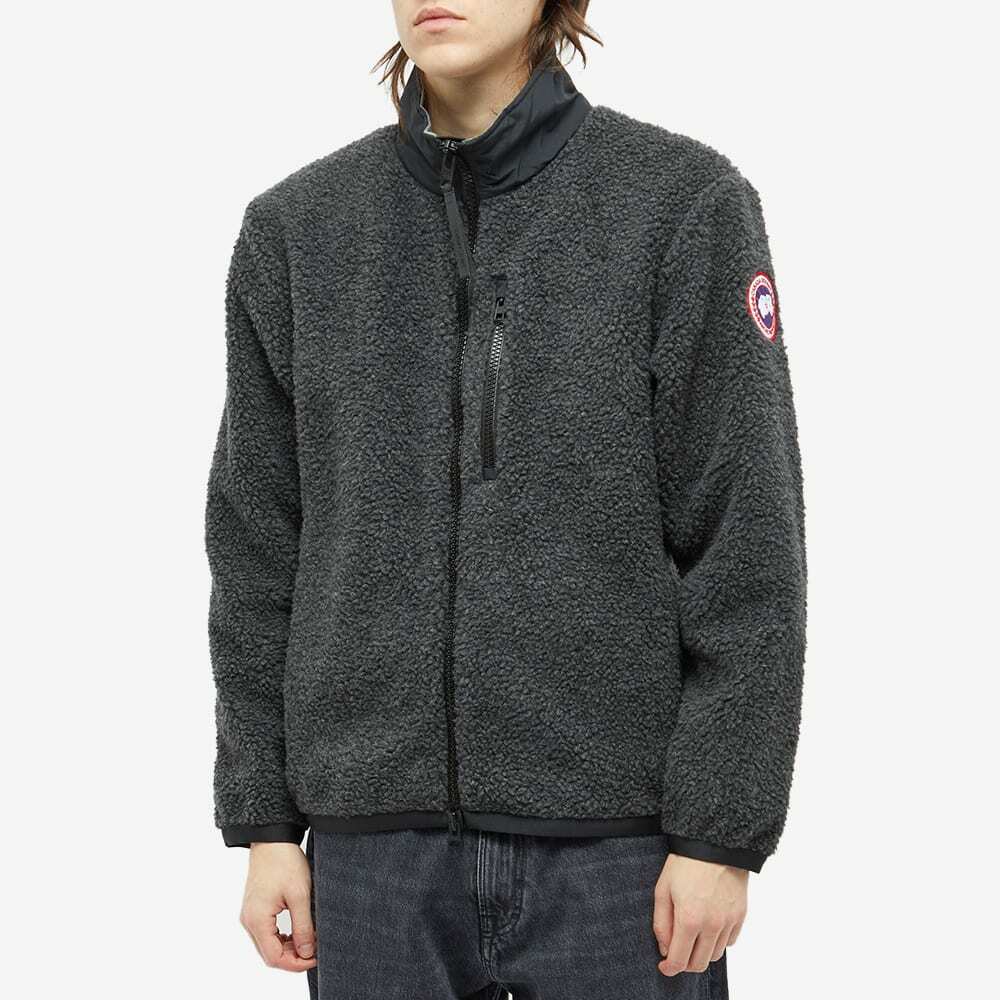 Canada Goose Men's Kelowna Fleece Jacket in Iron Grey Canada Goose
