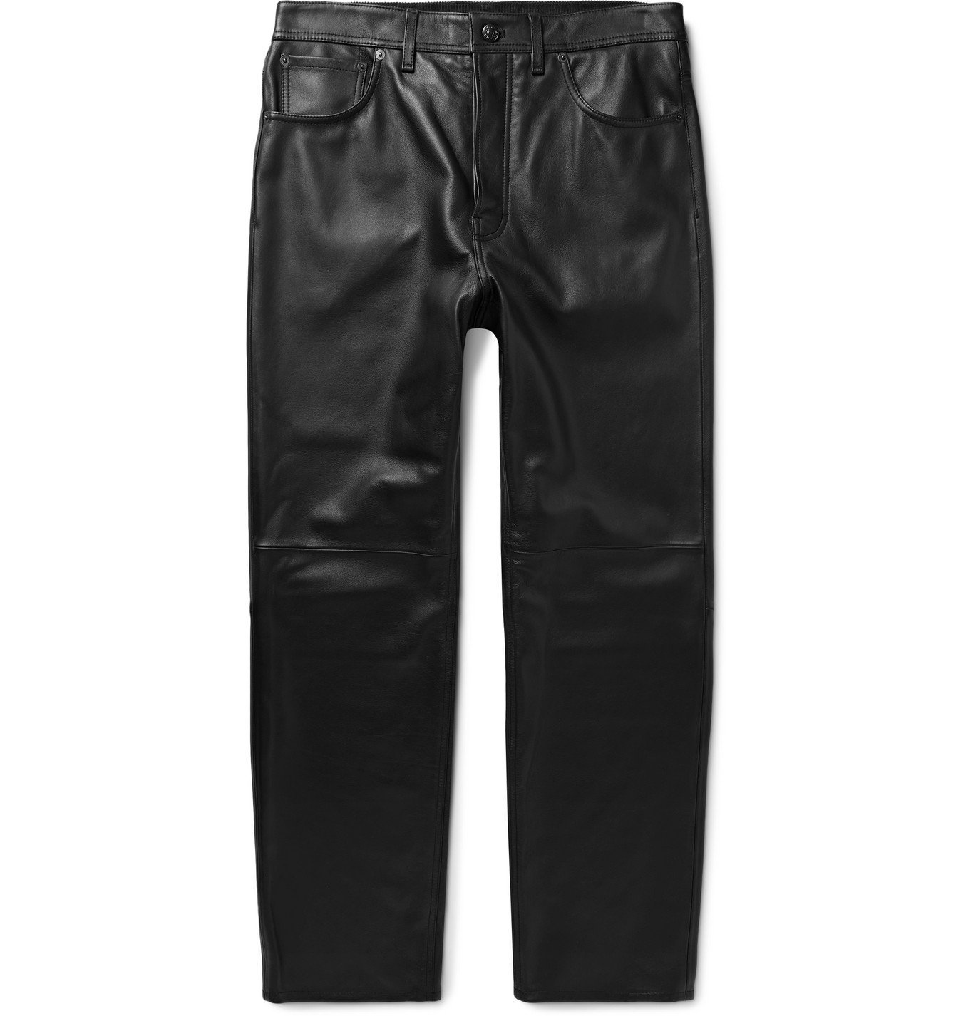 Acne Studios - Leather Trousers - Black Acne Studios