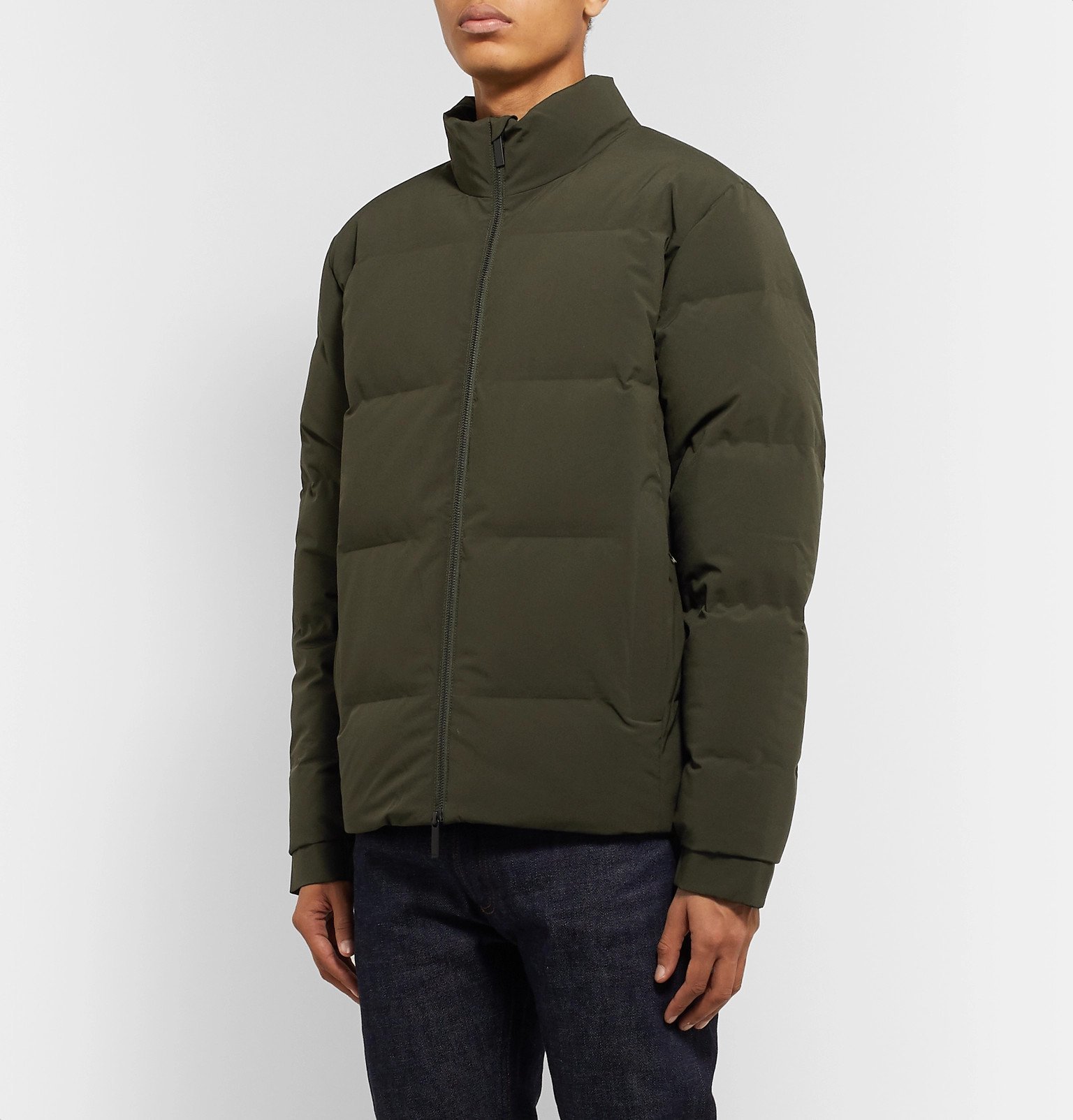 NN07 - Quilted Shell Down Jacket - Green NN07