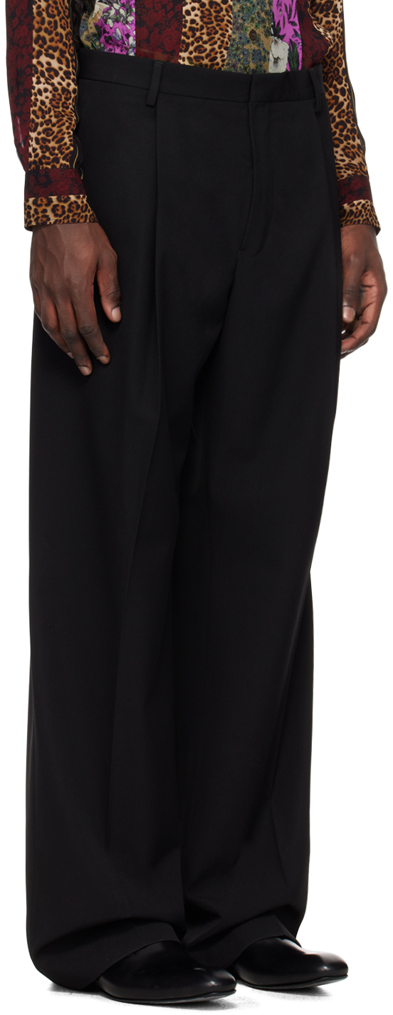 Dries Van Noten Black Four-Pocket Trousers Dries Van Noten