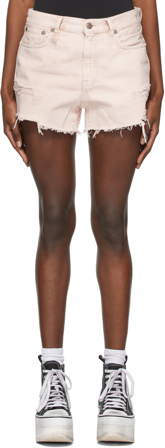 pink boyfriend shorts