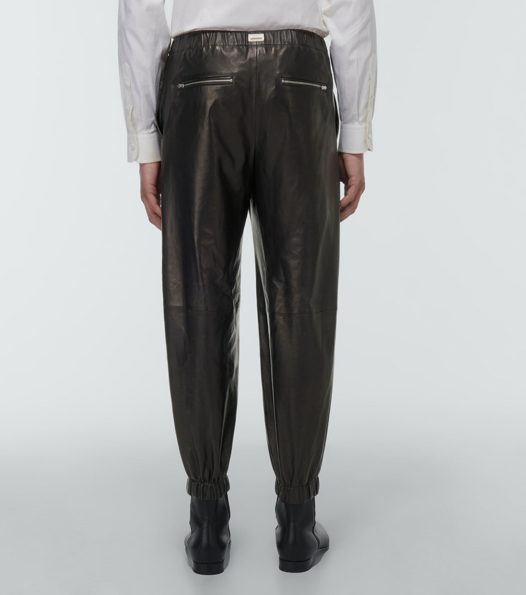 Gucci - Leather pants Gucci