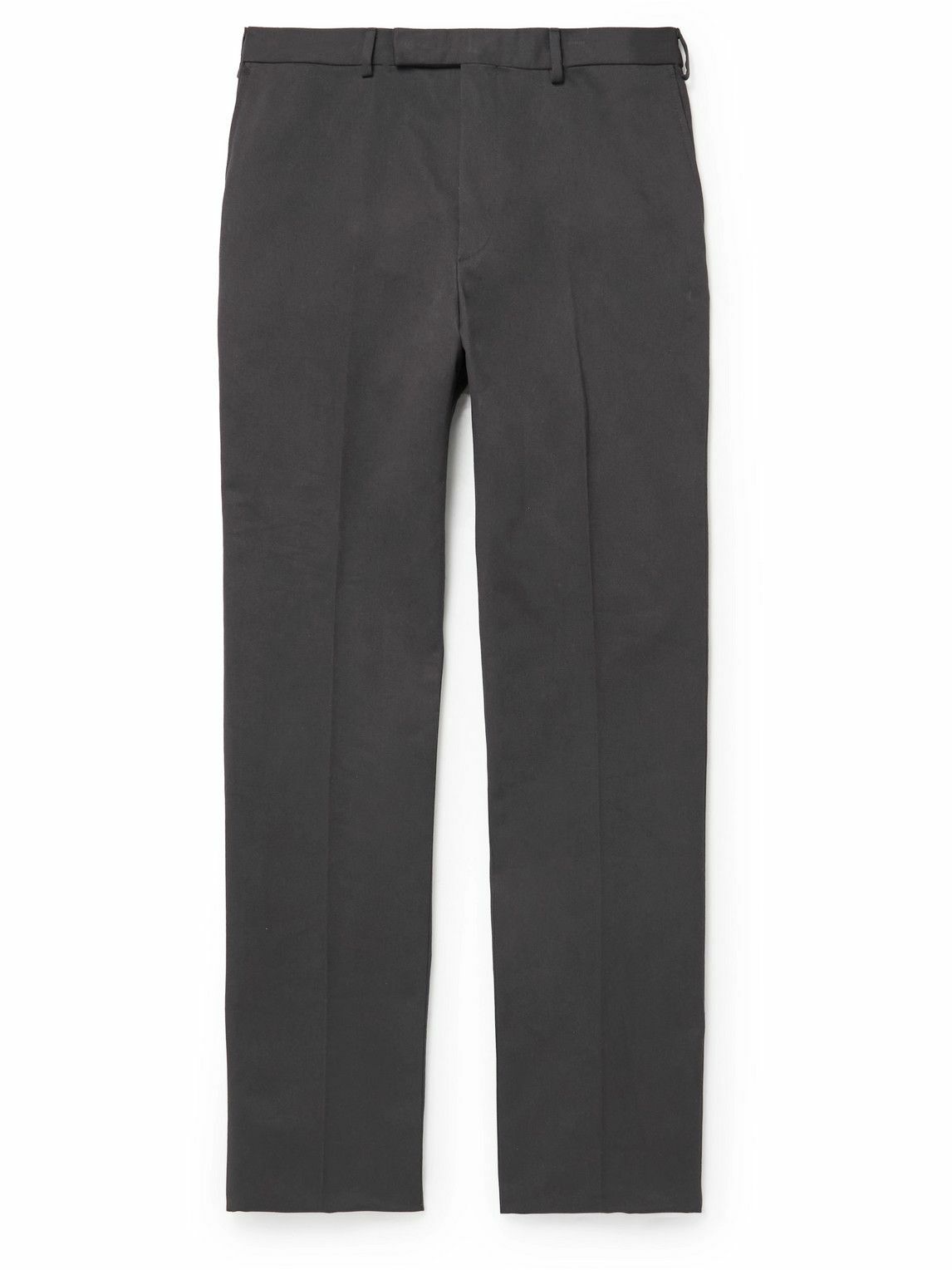Kingsman - Straight-Leg Cotton-Twill Chinos - Gray Kingsman