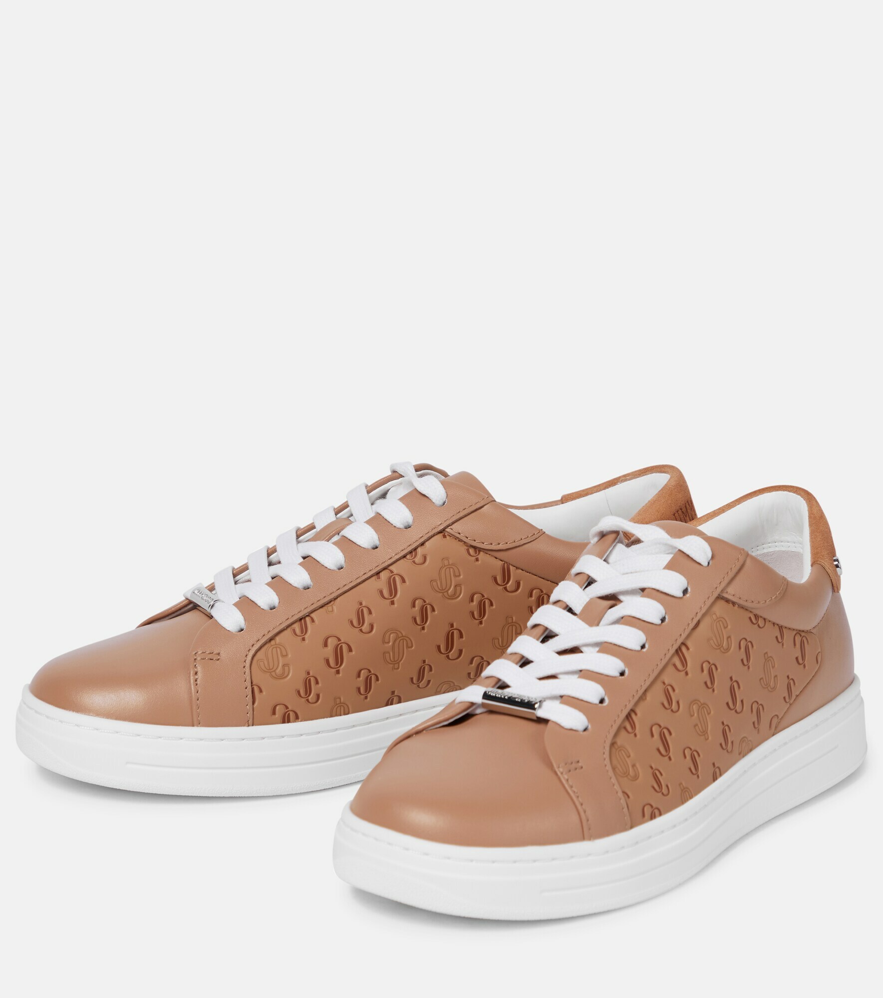 Jimmy Choo - Rome/F monogram leather sneakers Jimmy Choo