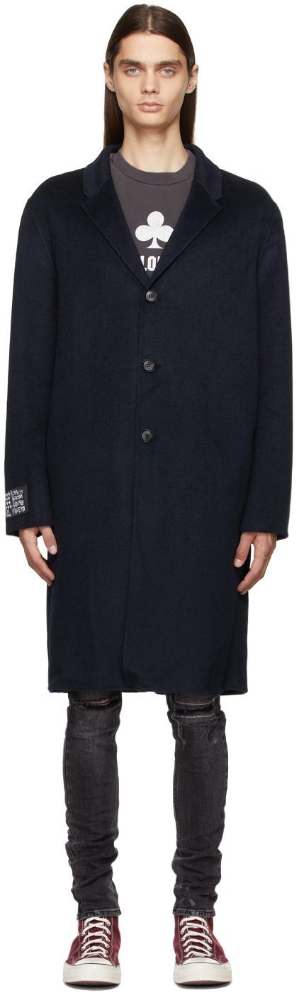Ksubi Navy Mogul Coat Ksubi