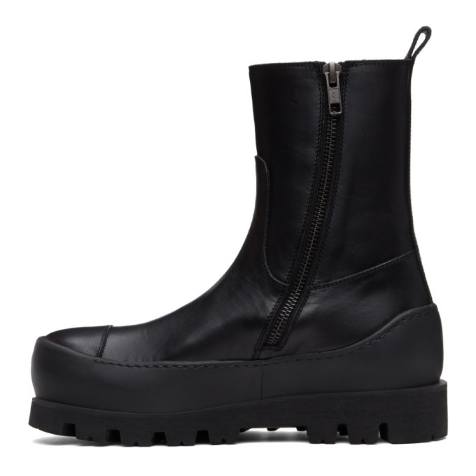 ann demeulemeester chunky boots