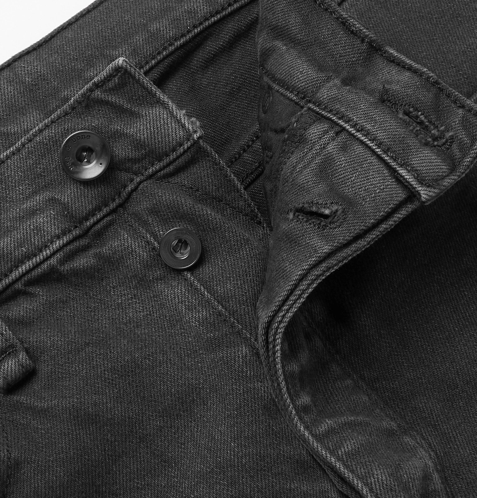 rag and bone fit 2 black jeans