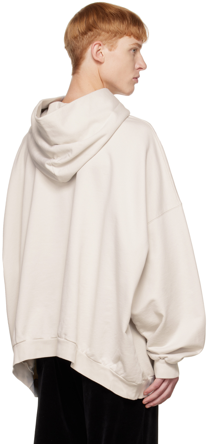 balenciaga off white hoodie