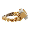 1017 ALYX 9SM SSENSE Exclusive Gold Colored Link Buckle Bracelet
