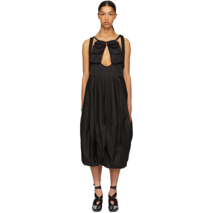 black utility dress