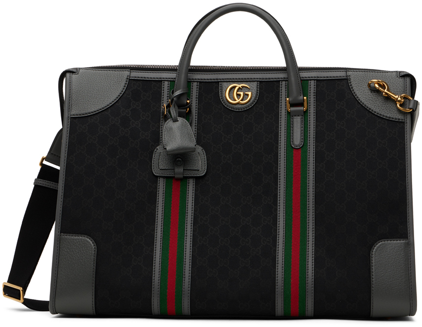 Gucci Black Bauletto Duffle Bag Gucci