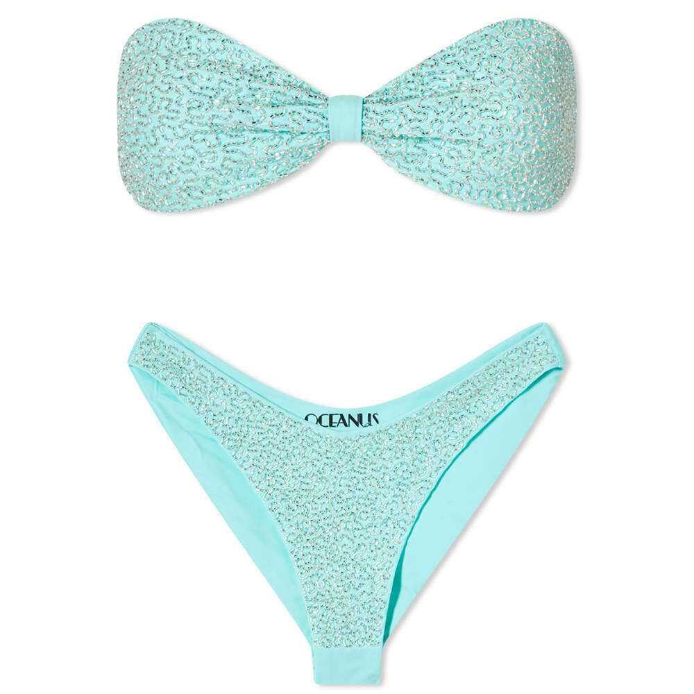 Oceanus Women's Sandy Bikini in Blue Oceanus