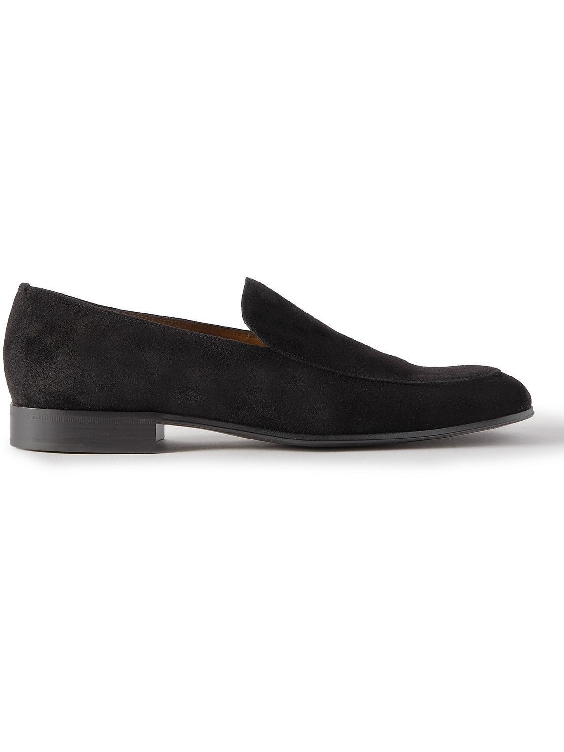 Gianvito Rossi - Marcello Suede Loafers - Black Gianvito Rossi