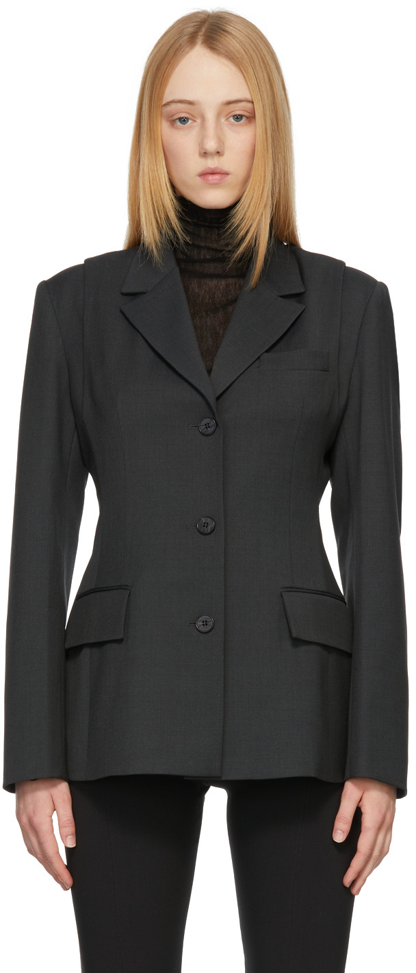 LVIR Grey Wool Blazer LVIR