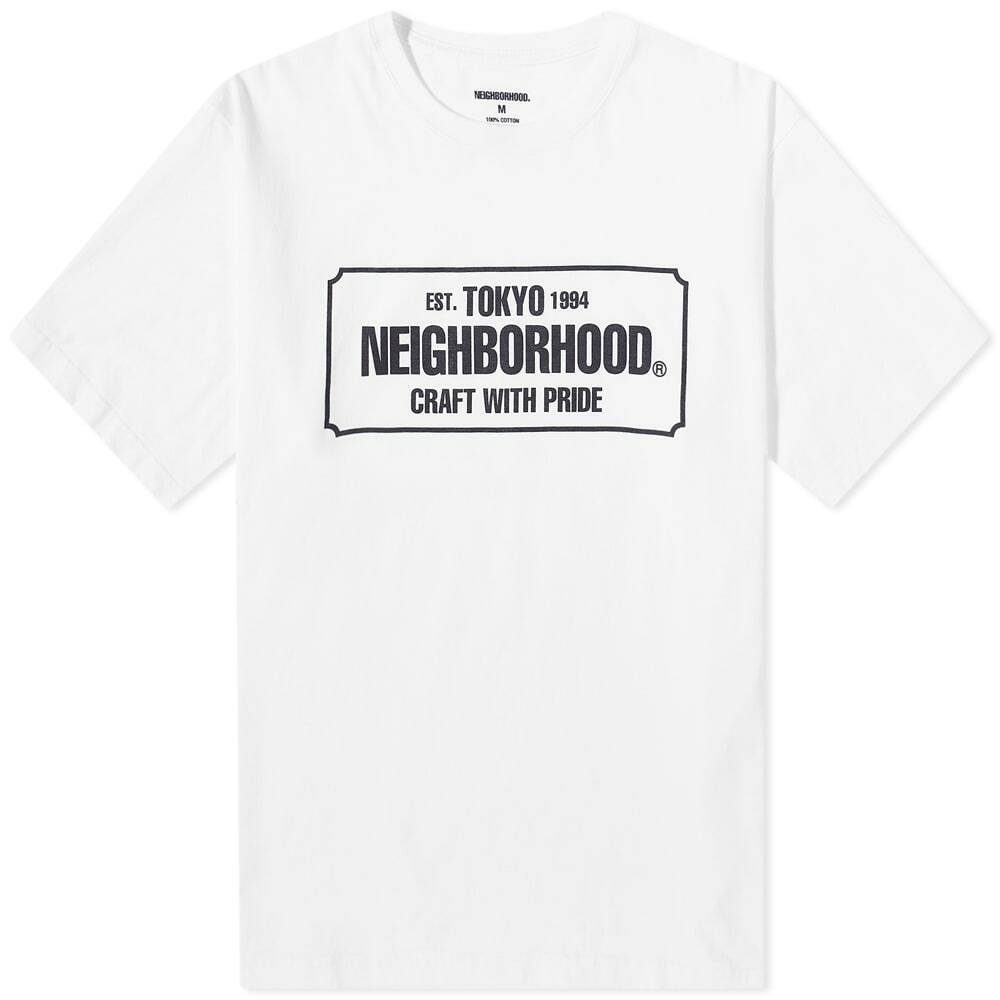 Photo: Neighborhood Men's NH-1 T-Shirt in White