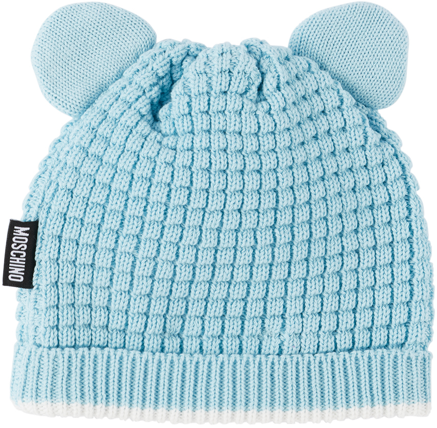 Beanie Stylish Teddy Bear Beanie Woolen Cap for Baby Boy and Girl - Yellow