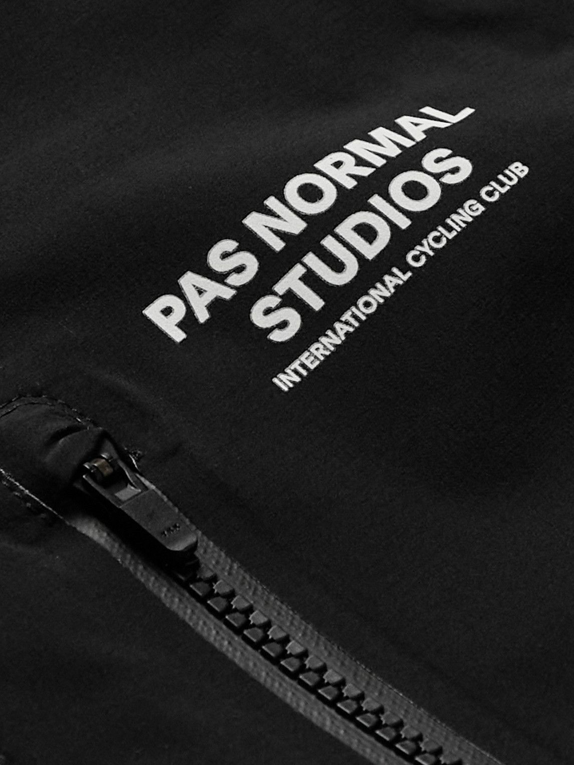 Pas Normal Studios - Logo-Print Shell Gilet - Black Pas Normal Studios